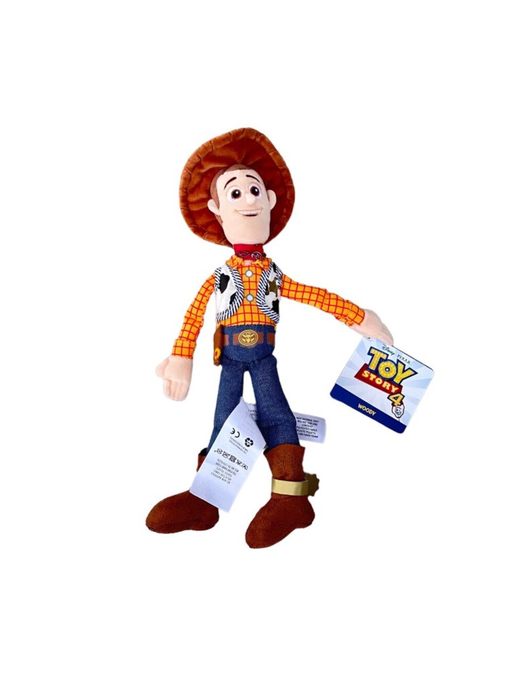 Disney Store Toy Story 4 Woody Cowboy Mini Bean Bag Plush Doll